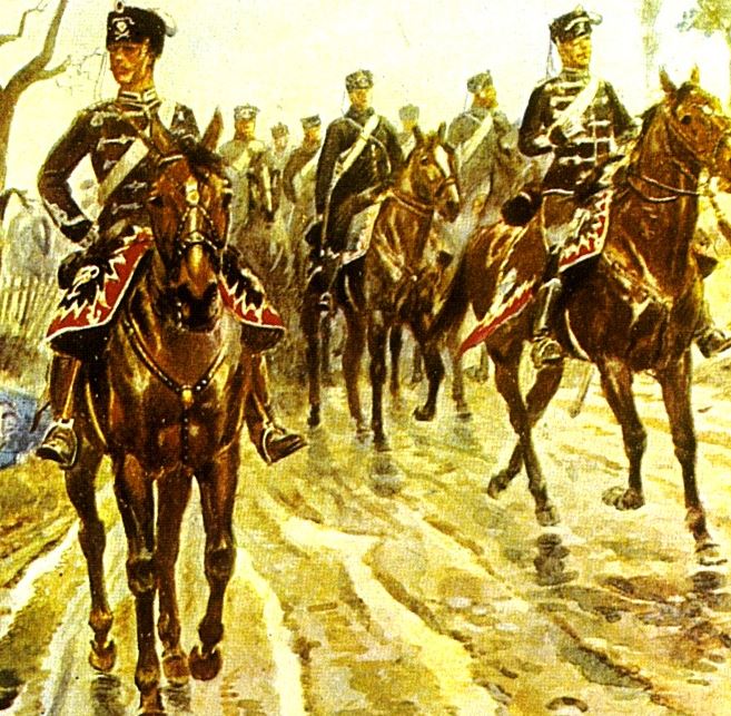 Besetzung durch preußische Husaren